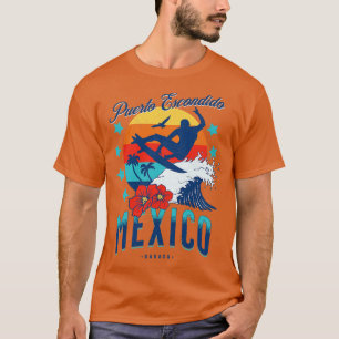 Camiseta Puerto Escondido Oaxaca México Grande Onda