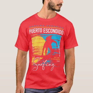 Camiseta Puerto Escondido Vintage Surfing Paradise