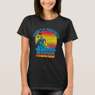 Camiseta Puerto Penasco México Retro Retrovisor Surf & Prai
