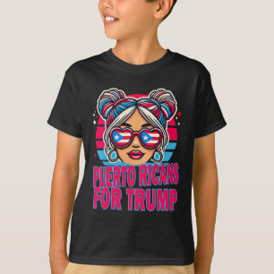 Camiseta Puerto Ricanos Para Eleição Presidencial Trump