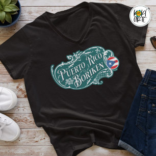 Camiseta Puerto Rico Boriken Vintage
