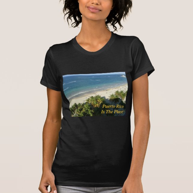 Camiseta Puerto Rico é o lugar (Frente)