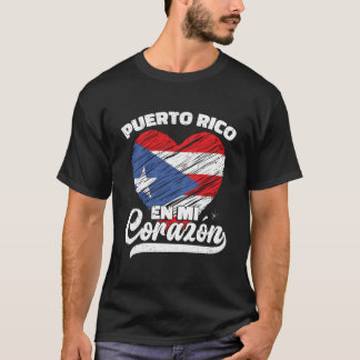 Camiseta Puerto Rico Em Meu Coraçã£o