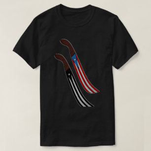 Camiseta Puerto Rico Machete Flags 