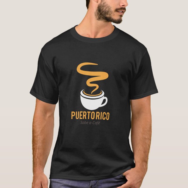 Camiseta Puerto Rico Sabe um Café (Frente)