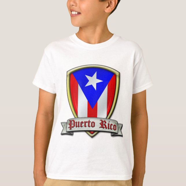 Camiseta Puerto Rico - Shield2 (Frente)