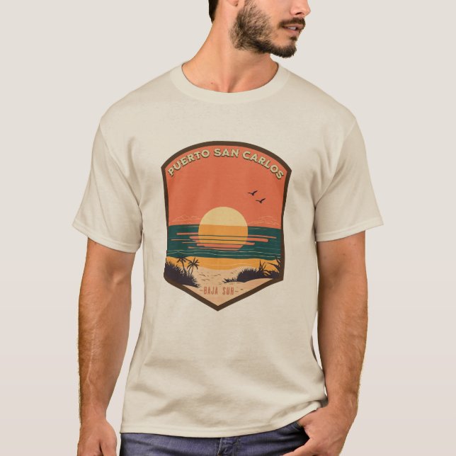 Camiseta Puerto San Carlos Baja California Sur México (Frente)