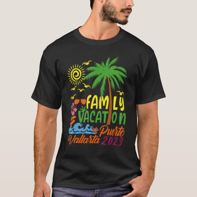 Camiseta Puerto Vallarta Matching Vacation 2023 Mexico Souv (Frente)