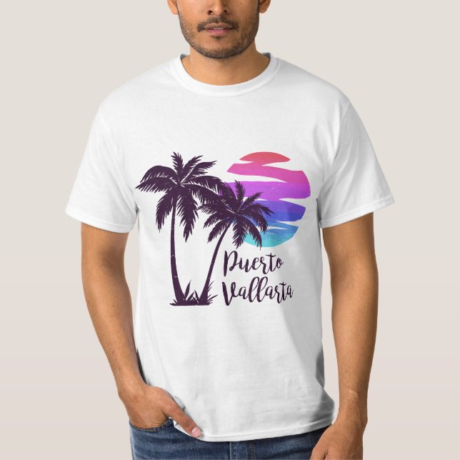 Camiseta PUERTO VALLARTA Mexico Beach Vacation Spring Break (Frente)