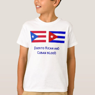 Camiseta PuertoRico_flag, Cuba_flag, porto-riquenho e Cu…