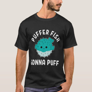 Camiseta Puffer Fish Gonff Enche Engraçado Puffer Fish