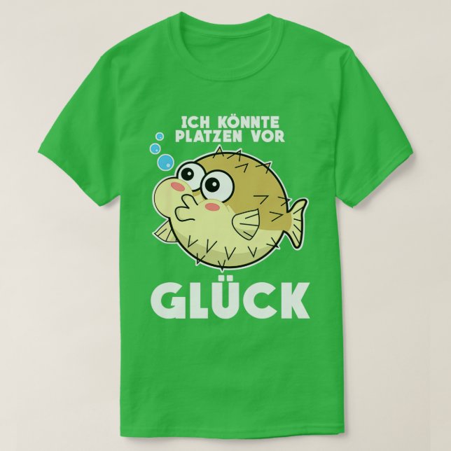 Camiseta Puffer Fish I Like Puffer Fish 2 (Frente do Design)
