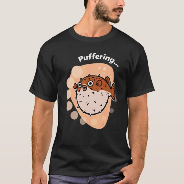 Camiseta Puffer Fish I Puffering I Fish Sea Creature Diver (Frente)