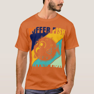 Camiseta Puffer Fish Retro Puffer Fish