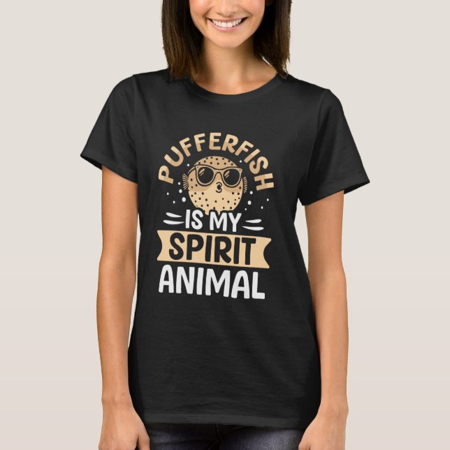 Camiseta Pufferfish é o meu amante de pufferfish (Frente)