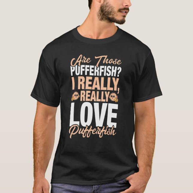 Camiseta Pufferfish - Eu Adoro Pufferfish (Frente)