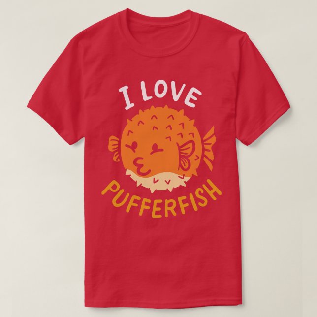 Camiseta Pufferfish Globish Pufferfish Lover (Frente do Design)