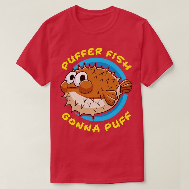 Camiseta Pufferfish Puffer Fish Gonff (Frente do Design)