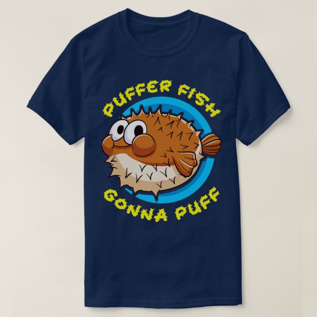 Camiseta Pufferfish Puffer Fish Gonff (Frente do Design)