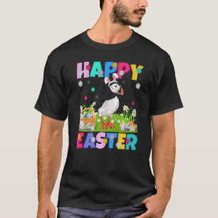 Camiseta Puffin Bird Felz pascoa Bunny Puffin Páscoa Sund