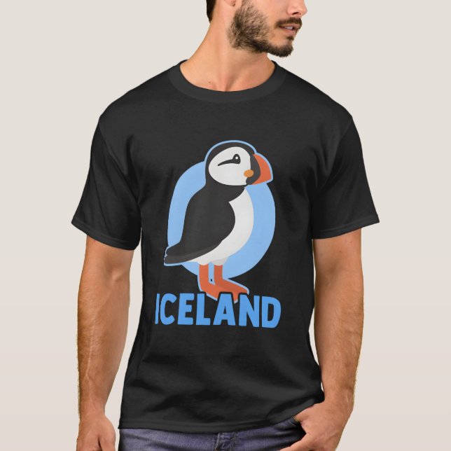 Camiseta Puffin Bird Iceland Animal (Frente)