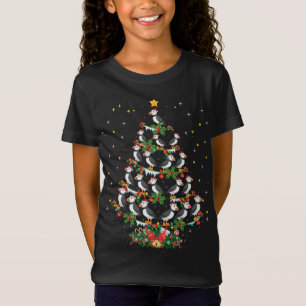 Camiseta Puffin Bird Lover Xmas Santa Hat Puffin Natal