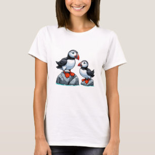 Camiseta Puffin bird Womens Basic T Shirt