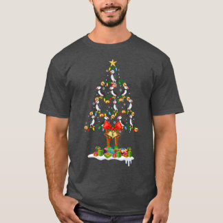 Camiseta Puffin Bird Xmas Tree Funny Xmas Ornament Puffin C