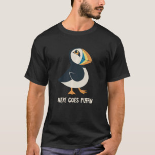 Camiseta Puffin Here Vai Para A Islândia Animal Puffin Seab