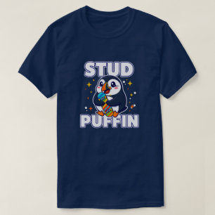 Camiseta Puffin Maravilhoso Skatista Lindinho Pássaro Engra