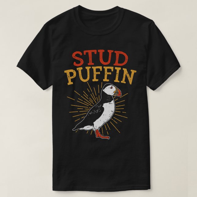 Camiseta Puffin Stuffin Puffins (Frente do Design)
