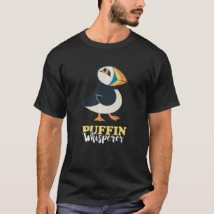 Camiseta Puffin Whisperer Islândia Animal Sea Parrot Seabir