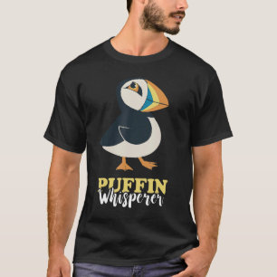 Camiseta Puffin Whisperer Islândia Animal Sea Parrot Seabir