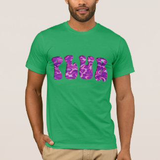 Camiseta Puffy PLUR de Chama Roxo
