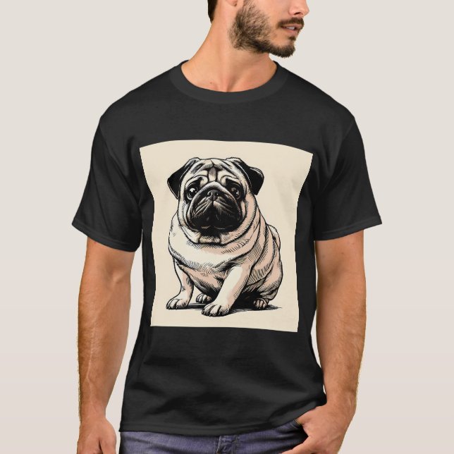 Camiseta Pug (Frente)