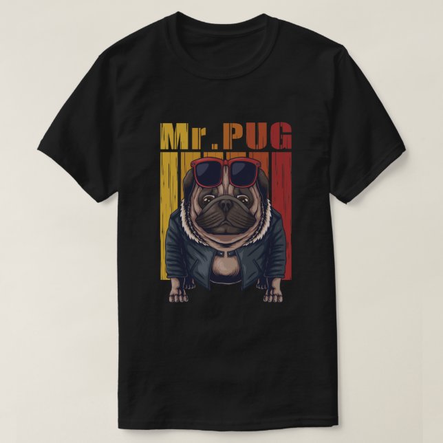 Camiseta Pug (Frente do Design)