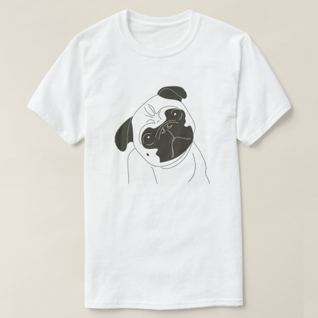 Camiseta Pug (Frente do Design)