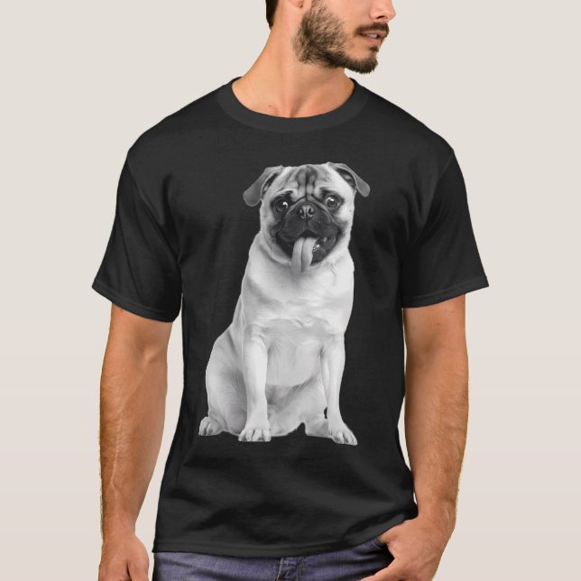 Camiseta Pug 02 (Frente)