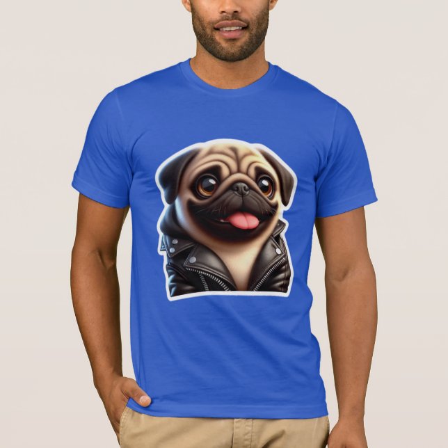 CAMISETA PUG 4 (Frente)