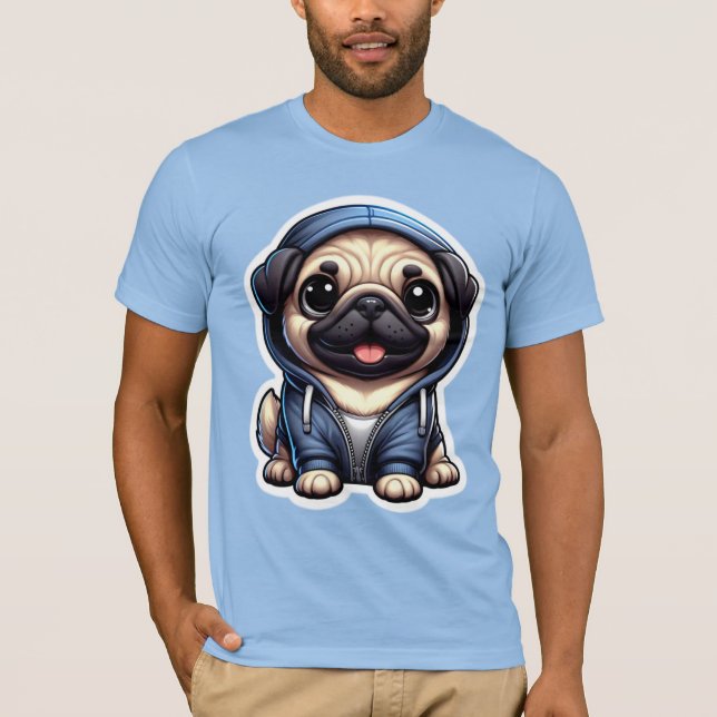 CAMISETA PUG 6 (Frente)
