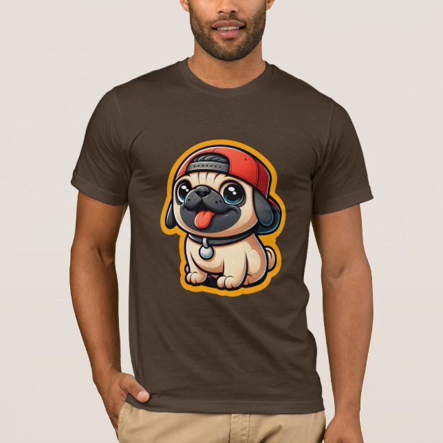 CAMISETA PUG 8 (Frente)