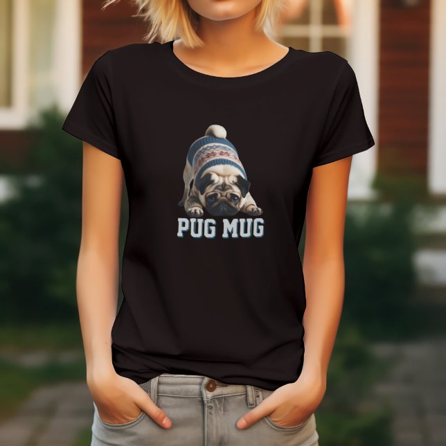 Camiseta Pug Adorável - Que Caneca! (Criador carregado)