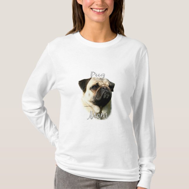 Camiseta Pug (afronta) Mãe 2 (Frente)