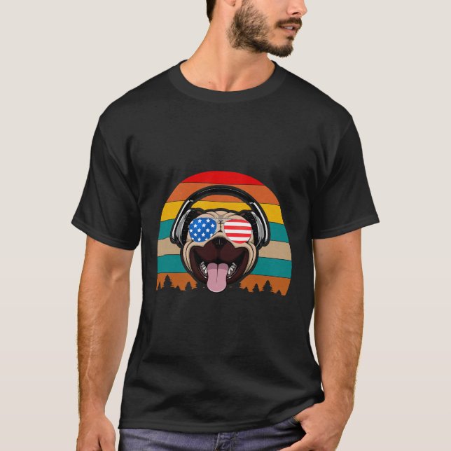 Camiseta Pug Americano 151 (Frente)