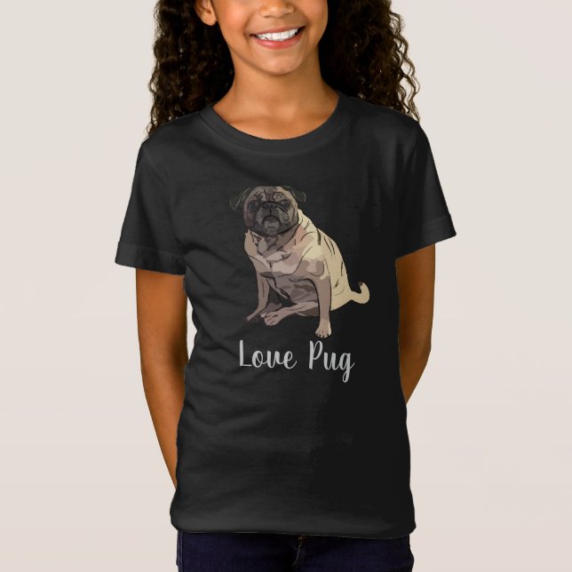 Camiseta Pug Amor (Frente)
