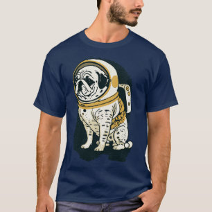 Camiseta Pug Astronauta