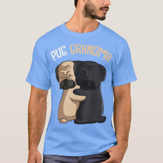 Camiseta Pug Avó Cachorro Mãe Proprietária Do Pão