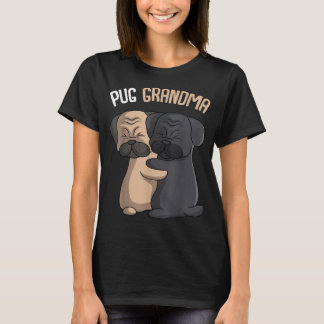 Camiseta Pug Avó Cachorro Mãe Proprietária Do Pão