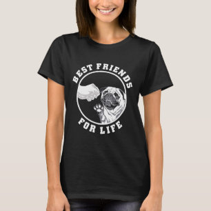 Camiseta Pug Best Friles For Life, Pug Dog Lover Dift Esse