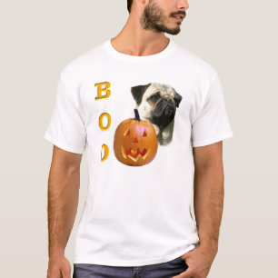 Camiseta Pug Boo Revestido Fawn